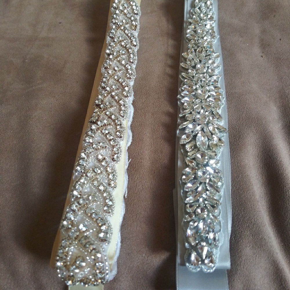 Sash wedding belts